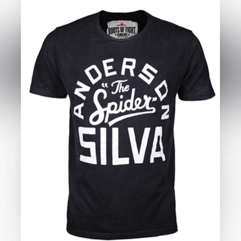 Rare Roots of Fight Anderson Silva Shirt Tyson MMA UFC BJJ Ali project rock nike